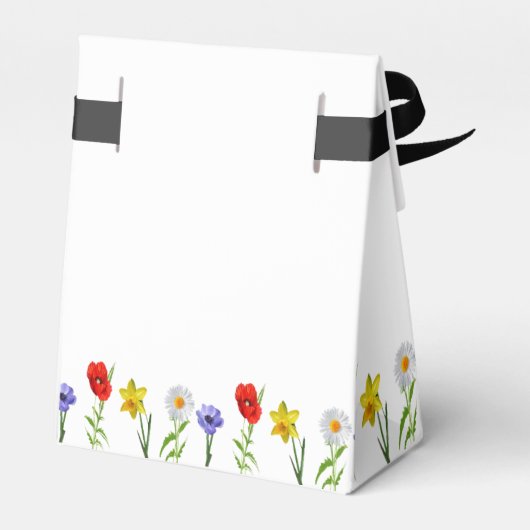 Kleine wilde Baby shower Bedankdoosjes (Achterkant)