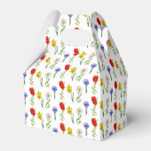 Kleine wilde Baby shower Bedankdoosjes (Achterkant)