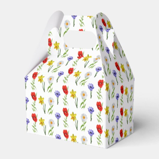 Kleine wilde Baby shower Bedankdoosjes (Achterkant)