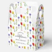 Kleine wilde Baby shower Bedankdoosjes (Geopend)