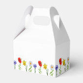 Kleine wilde Baby shower Bedankdoosjes (Achterkant)