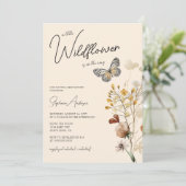 Kleine wilde Baby shower Kaart (Staand voorkant)