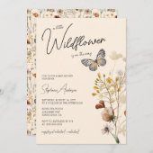 Kleine wilde Baby shower Kaart (Voorkant / Achterkant)