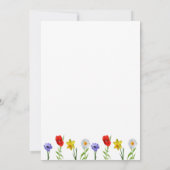 Kleine wilde Baby shower Kaart (Achterkant)