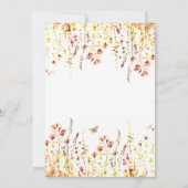 Kleine wilde Baby shower Kaart (Achterkant)