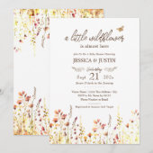 Kleine wilde Baby shower Kaart (Voorkant / Achterkant)