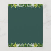 kleine wilde baby shower oerwoud (Achterkant)