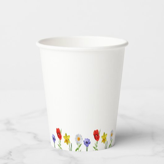 Kleine wilde Baby shower Papieren Bekers (Achterkant)