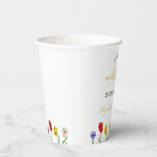 Kleine wilde Baby shower Papieren Bekers (Rechts)