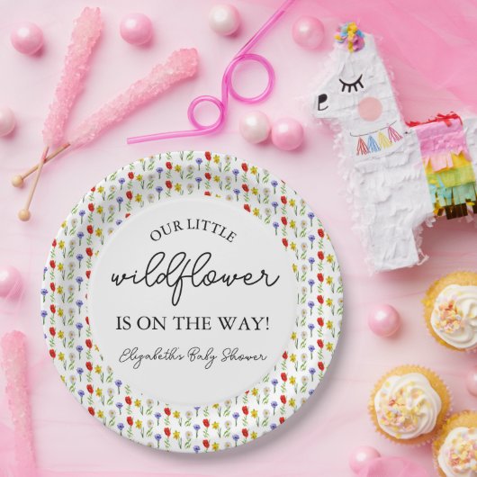 Kleine wilde Baby shower Papieren Bordje (Feest)