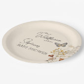 Kleine wilde Baby shower Papieren Bordje (Gekanteld)