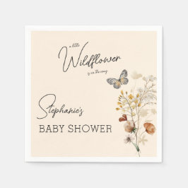 Kleine wilde Baby shower Servet