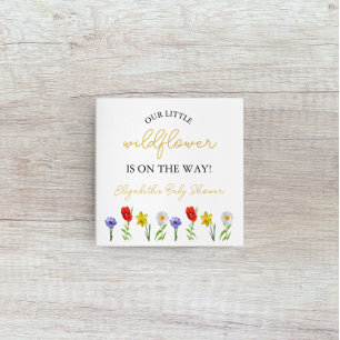 Kleine wilde Baby shower Servet