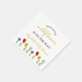 Kleine wilde Baby shower Servet (Hoek)