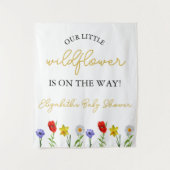 Kleine wilde Baby shower Wandkleed (Voorkant)