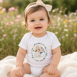 Kleine wilde bloem baby baby body romper
