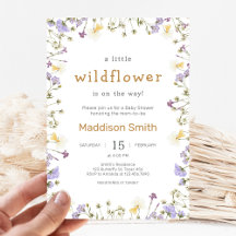 Kleine Wilde Bloem Baby Shower