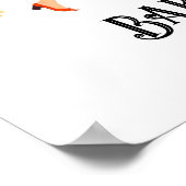 Kleine wilde bloem Groot Boeket Welkomstbord Poster (Hoek)