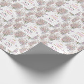 Kleine wilde bloem is in bloei baby shower#2 cadeaupapier (Hoek)