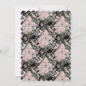 Kleine wilde bloem is in bloei baby shower#3 kaart (Achterkant)