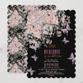 Kleine wilde bloem is in bloei baby shower#3 kaart (Voorkant / Achterkant)