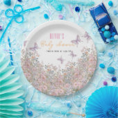 Kleine wilde bloem is in bloei baby shower #4 papieren bordje (Feest)