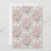 Kleine wilde bloem is in bloei baby shower #7 kaart (Achterkant)