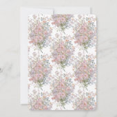 Kleine wilde bloem is in bloei baby shower kaart (Achterkant)