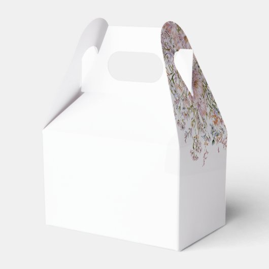 Kleine wilde bloem is in bloei bedankdoosjes (Achterkant)