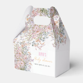 Kleine wilde bloem is in bloei bedankdoosjes