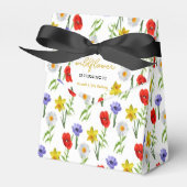 Kleine wilde bloem Kinderen Birthday Bedankdoosjes (Voorkant Zijde)