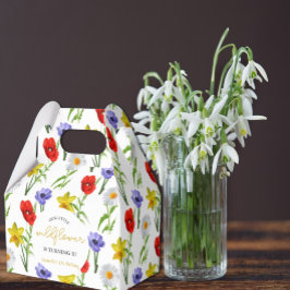 Kleine wilde bloem Kinderen Birthday Bedankdoosjes