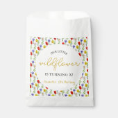 Kleine wilde bloem Kinderen Birthday Bedankzakje (Voorkant)