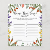 Kleine wilde bloem onderweg Herfst naam dat lied (Voorkant)