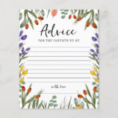 Kleine wilde bloem op weg naar Herfst Advice Ouder (Voorkant)