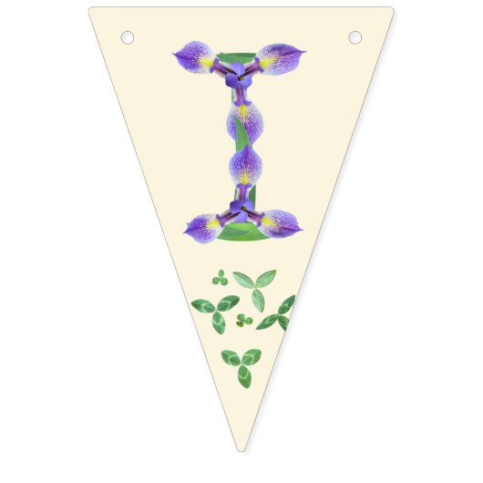 Kleine wilde bloem vlaggetjes (Tweede vlag)