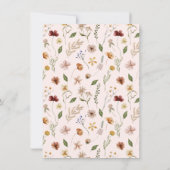 Kleine wilde bloem wil Baby gamen Kaart (Achterkant)