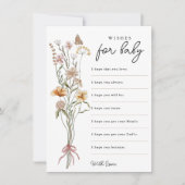 Kleine wilde bloem wil Baby gamen Kaart (Voorkant)