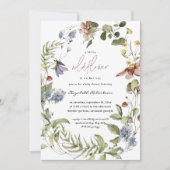 Kleine wilde bloemen Baby shower Kaart (Voorkant)