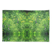 Kleine wilde bloemen in Natuur op het veld Kussensloop (Achterkant)