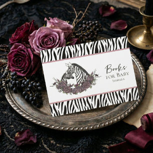 Kleine Wilde Eén Zebra Safari Boeken voor Baby Informatiekaartje