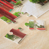 Kleine Wilde Ganzen Tempel, China Legpuzzel (Zijkant)