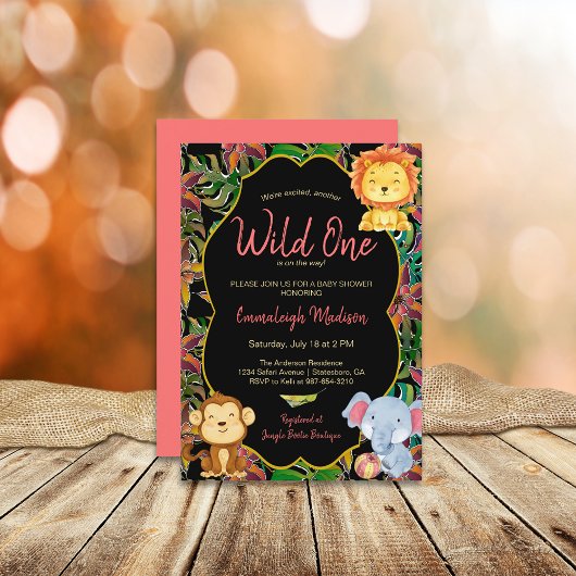 Kleine Wilde Jungle Dieren Kaart