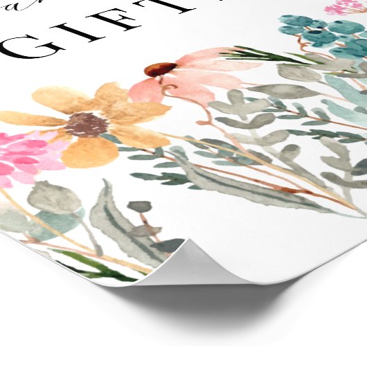 Kleine Wilde Kaarten en cadeautjes Poster (Hoek)