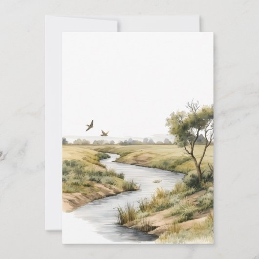 Kleine Wilde Olifant Baby Shower Kaart (Achterkant)