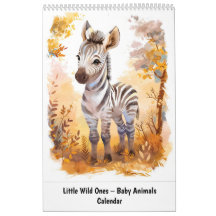 Kleine Wilde Ones – Baby Dieren in Boho Waterverf