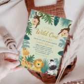 KLEINE WILDE | Safari baby shower uitnodiging