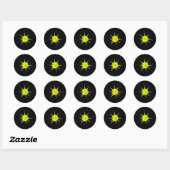 Kleine wilde Stickers van geiten (Vel)