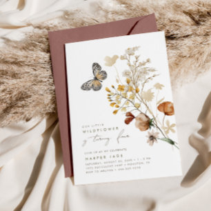 Kleine wilde vlinderbloemvlindermeiden kaart