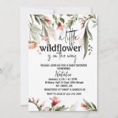 kleine wildflower baby douche uitnodigingen (Voorkant)